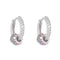 EARRINGS WITH COLORED CRYSTALS SGEOBB19